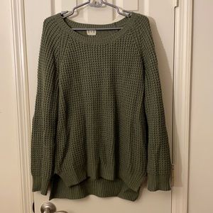 Olive & Oak Baldwin pullover sweater in olive